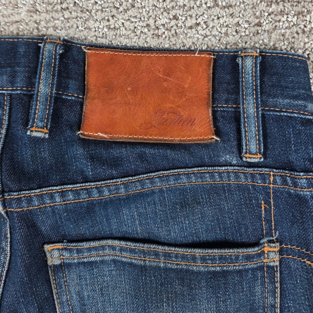 3sixteen Slim Tapered Mens Selvedge Denim Jeans Blue Button Fly 30x32 ST-101X - Picture 8 of 14